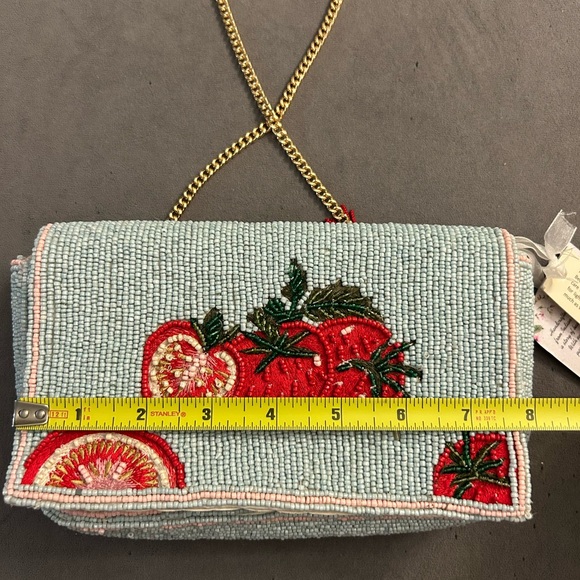 NWT VIRAL Beaded Tomato Crossbody Bag - Picture 3 of 9